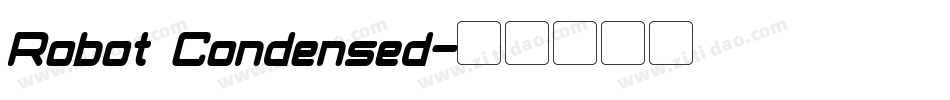 Robot Condensed字体转换